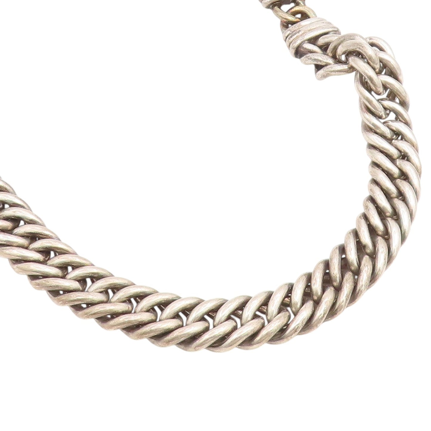 925 Sterling Silver Vintage Necklace CHRISTOFLE Classic Curb Chain HEAVY  NE4885