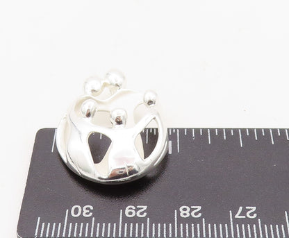 925 Sterling Silver Vintage Pendant CAROLYN POLLACK Happy Community  PT23593