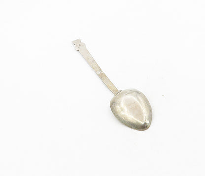 925 Sterling Silver  Vintage Antique Traditional Statue Tea Spoon  TR1499