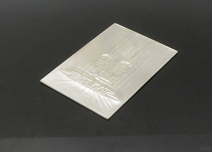 925 Sterling Silver  Vintage Shiny Star Trek Collection Card  TR3088