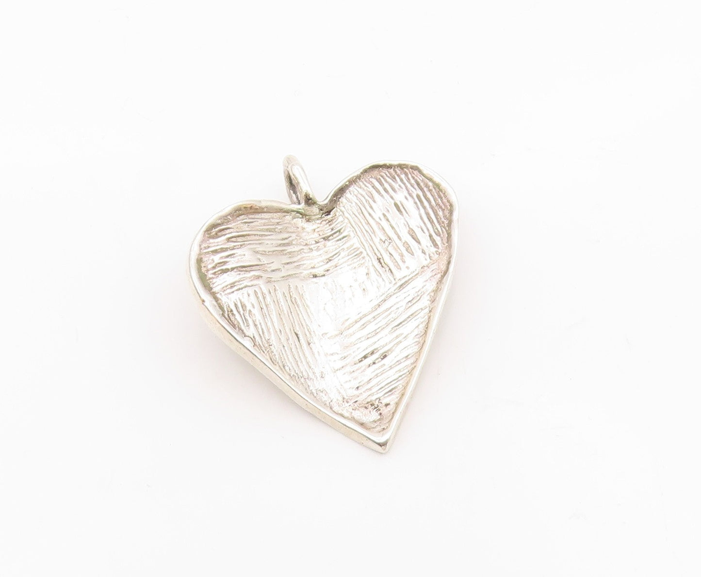 ESPERANZA MEXICO 925 Sterling Silver  Vintage Love Heart Pendant  PT17579