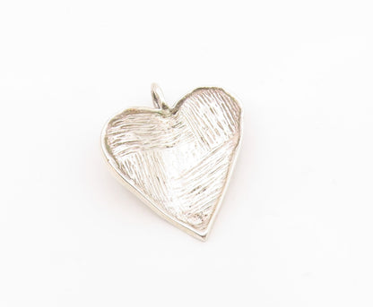 ESPERANZA MEXICO 925 Sterling Silver  Vintage Love Heart Pendant  PT17579