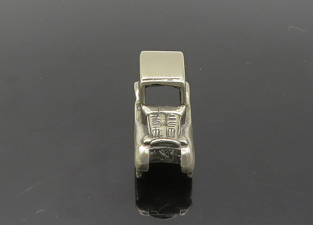 925 Sterling Silver  Vintage Dark Tone Old Fashioned Car Trinket  TR2805