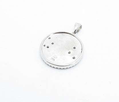 925 Sterling Silver Vintage Genuine Diamonds Tree Of Life Pendant PT2712