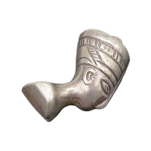 925 Sterling Silver  Vintage Egyptian Queen Nefertiti Hollow Pendant  PT17199