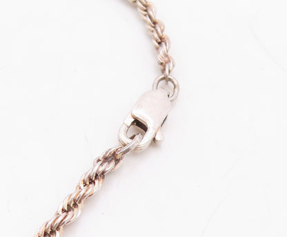 925 Sterling Silver Vintage Necklace Solid 3D Cutout Shoe With Bow  NE4387