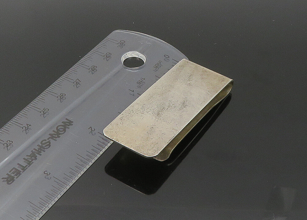 TIFFANY & CO. 925 Sterling Silver  Vintage Shiny Minimalist Money Clip  TR3009