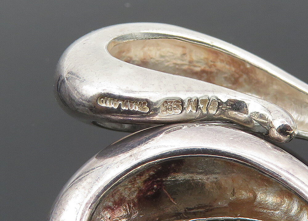 RLM STUDIO 925 Sterling Silver  Vintage Shiny Smooth JHoop Earrings  EG10469