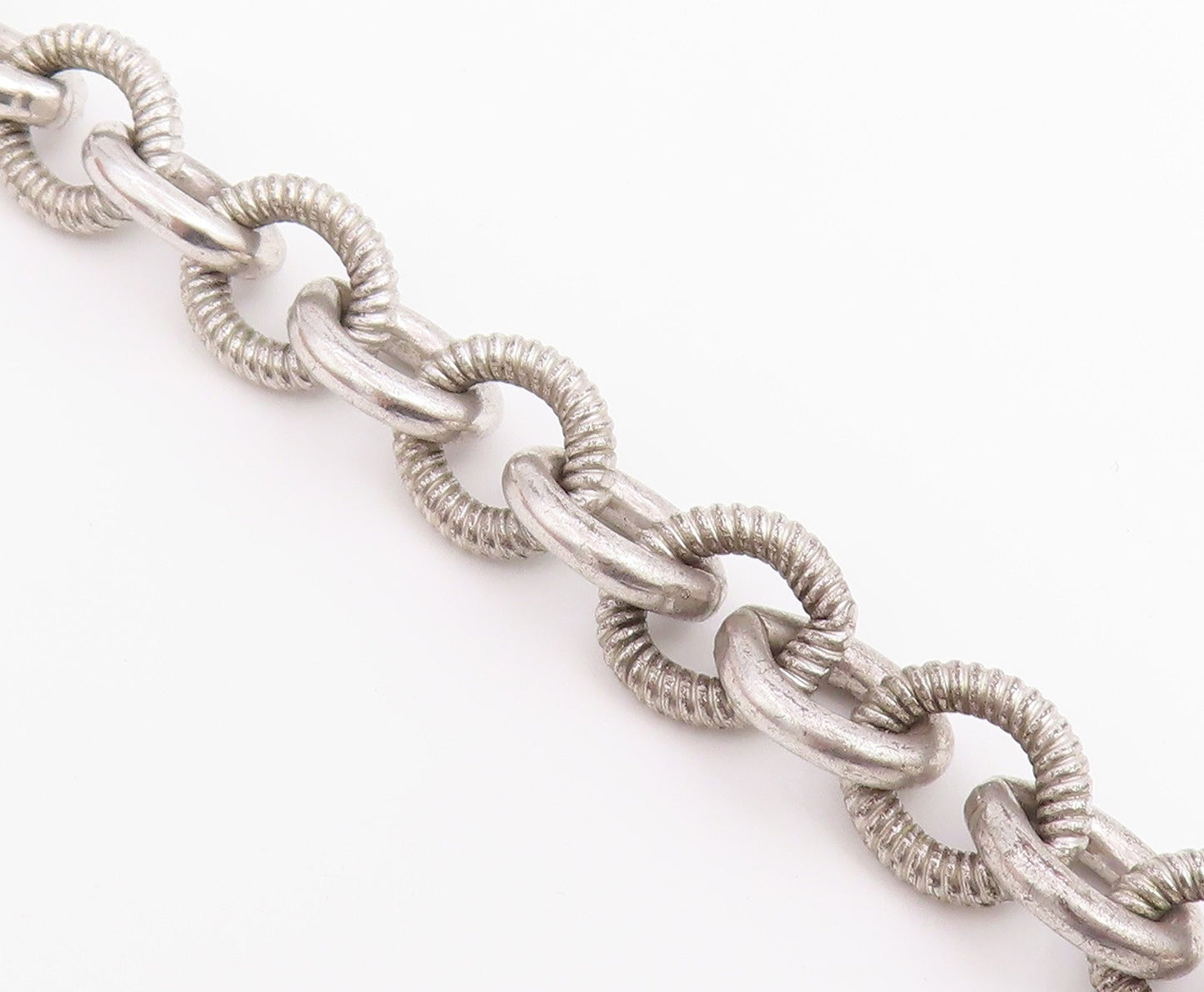 925 Sterling Silver Vintage Bracelet JUDITH RIPKA Amethyst Cable Chain  BT12214