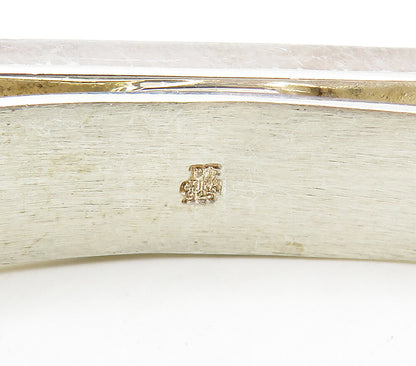 DTR JAY KING 925 Silver  Vintage Turquoise Mosaic Shiny Cuff Bracelet  BT6540