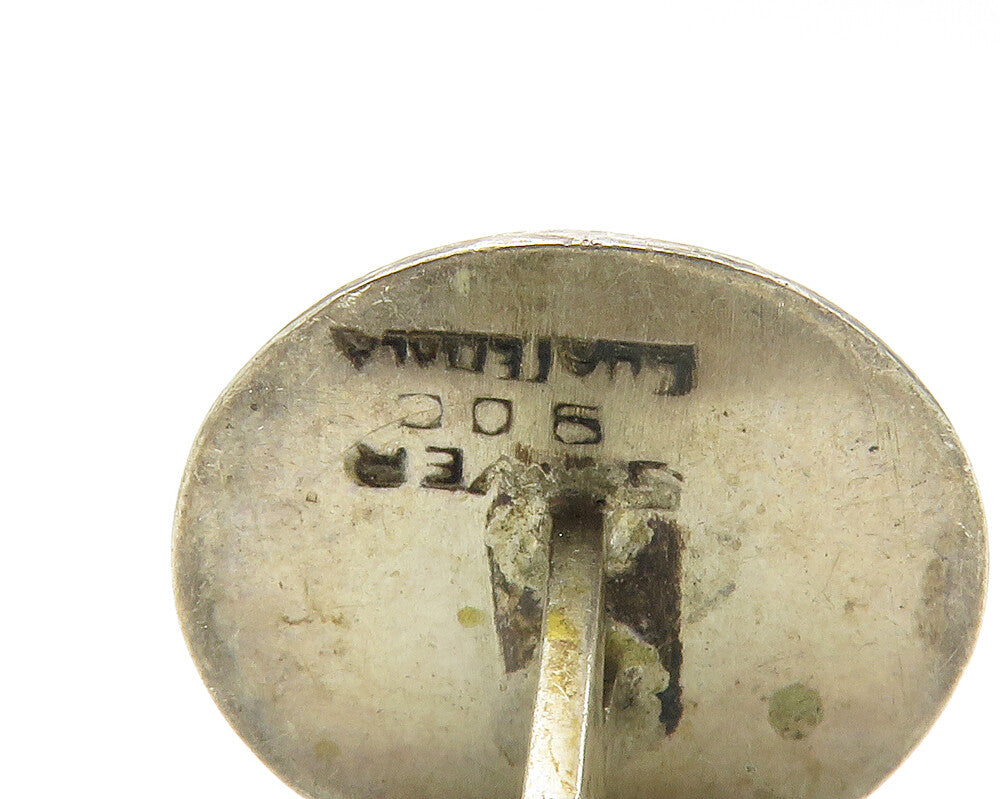 GUATEMALA 925 Sterling Silver   Vintage Traditional Warrior Cufflinks  TR2043