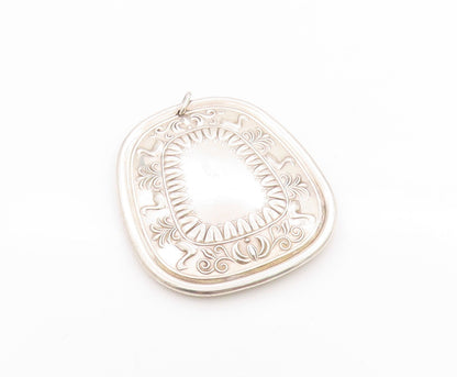 925 Sterling Silver Vintage Pendant TOWLE 1976 Antique Floral Bell  PT24646