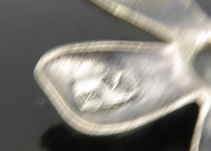 SILPADA 925 Silver  Vintage Dark Tone Hammered Flower Motif Pendant  PT19143