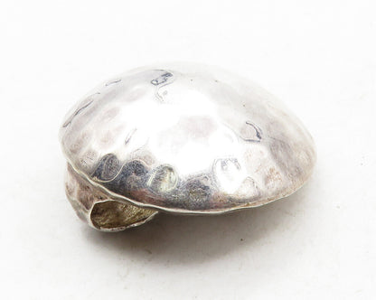 SILPADA 925 Sterling Silver  Vintage Dark Tone Hollow Hammered Pendant  PT9916