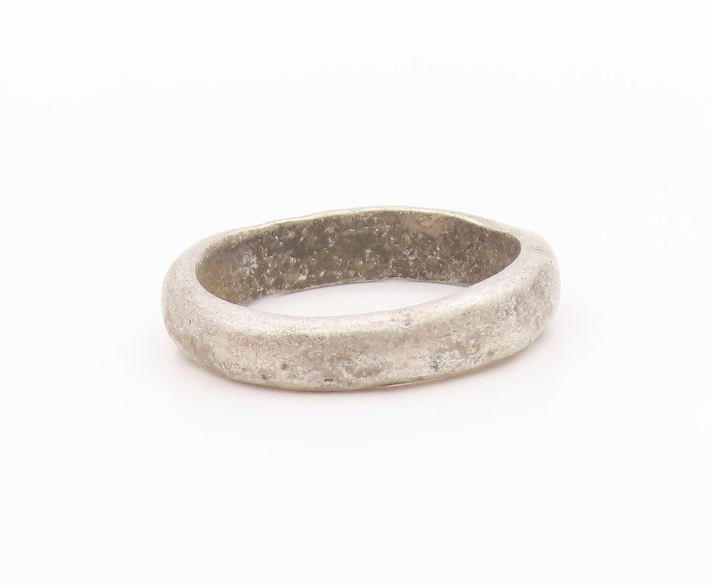 925 Sterling Silver Vintage Ring Antique Minimalist Warren Etched  Sz 5  RG33412