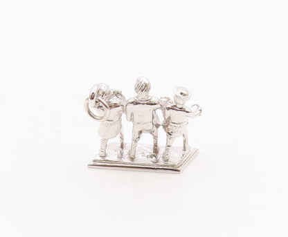 925 Sterling Silver  Vintage Spirit of '76 Marching Band Pendant  PT16581