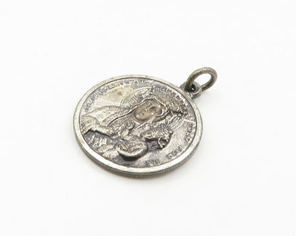 925 Sterling Silver Vintage Doylestown Pennsylvania Skyline Pendant PT15128