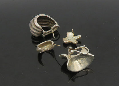 DESIGNER 925 Silver   Vintage Shiny 4 Pcs Lot Single Drop Earrings  EG11245