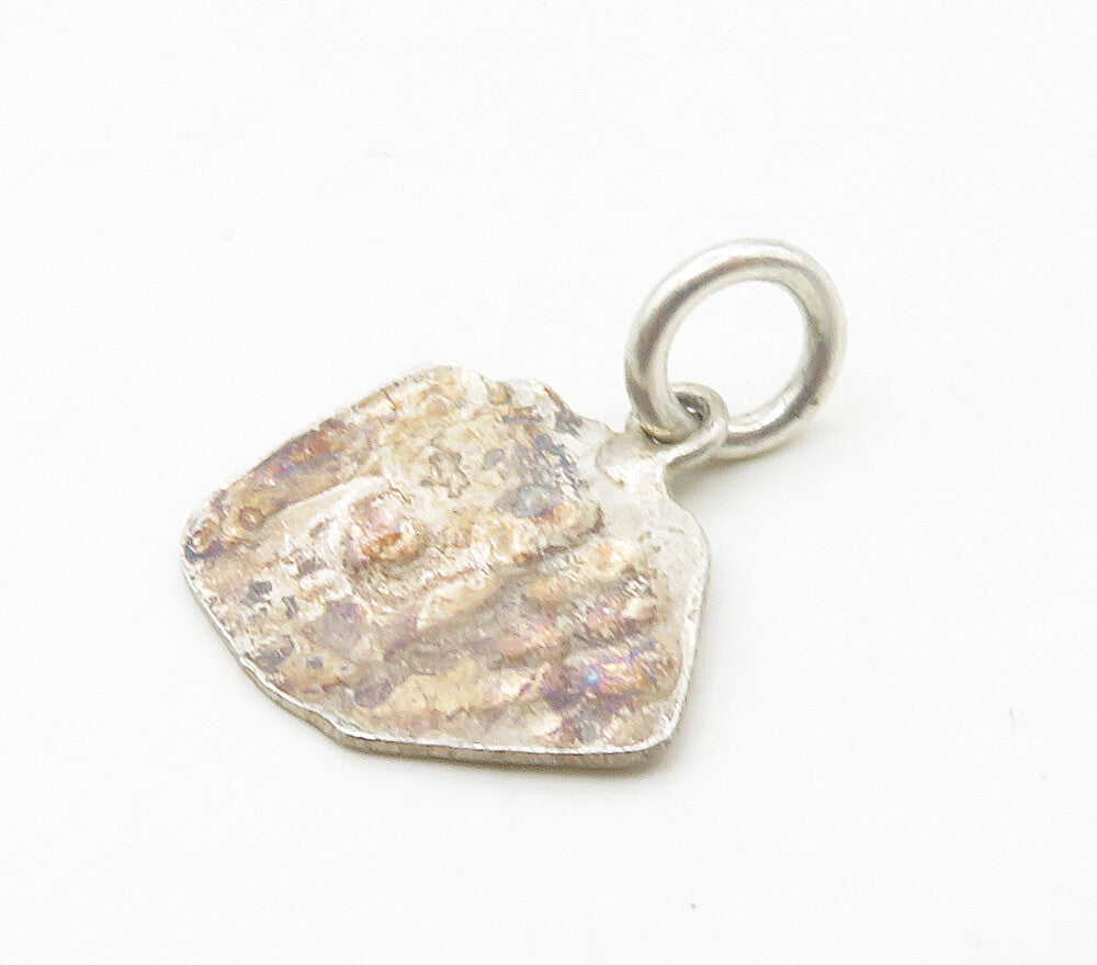 925 Sterling Silver  Vintage Petite Deck Of Cards Motif Pendant  PT13228