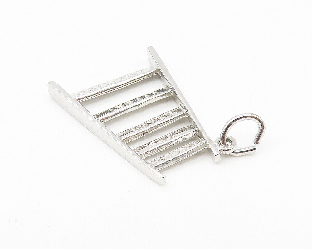 925 Sterling Silver  Ambition Effort Success Ladder Quote Pendant  PT9088