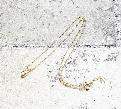 Gold Over 925 Sterling Silver  Pearl Love Heart Slider Pendant & Chain  PT1459
