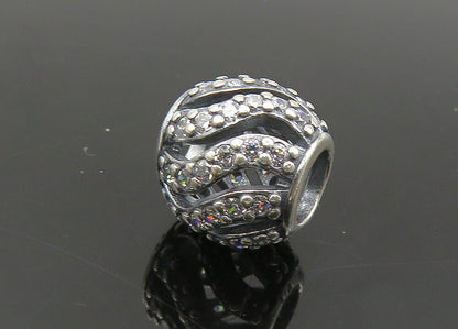 PANDORA 925 Sterling Silver  Vintage Cubic Zirconia Slide Pendant  PT16487