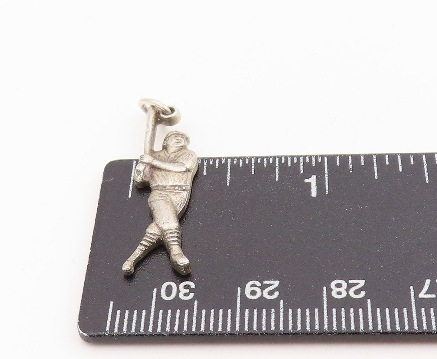 925 Sterling Silver Vintage Pendant Babe Ruth Baseball 60th Home Run  PT25266