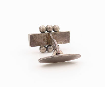 925 Sterling Silver Vintage Cufflinks Enamel Designer Single Pieces  TR4238