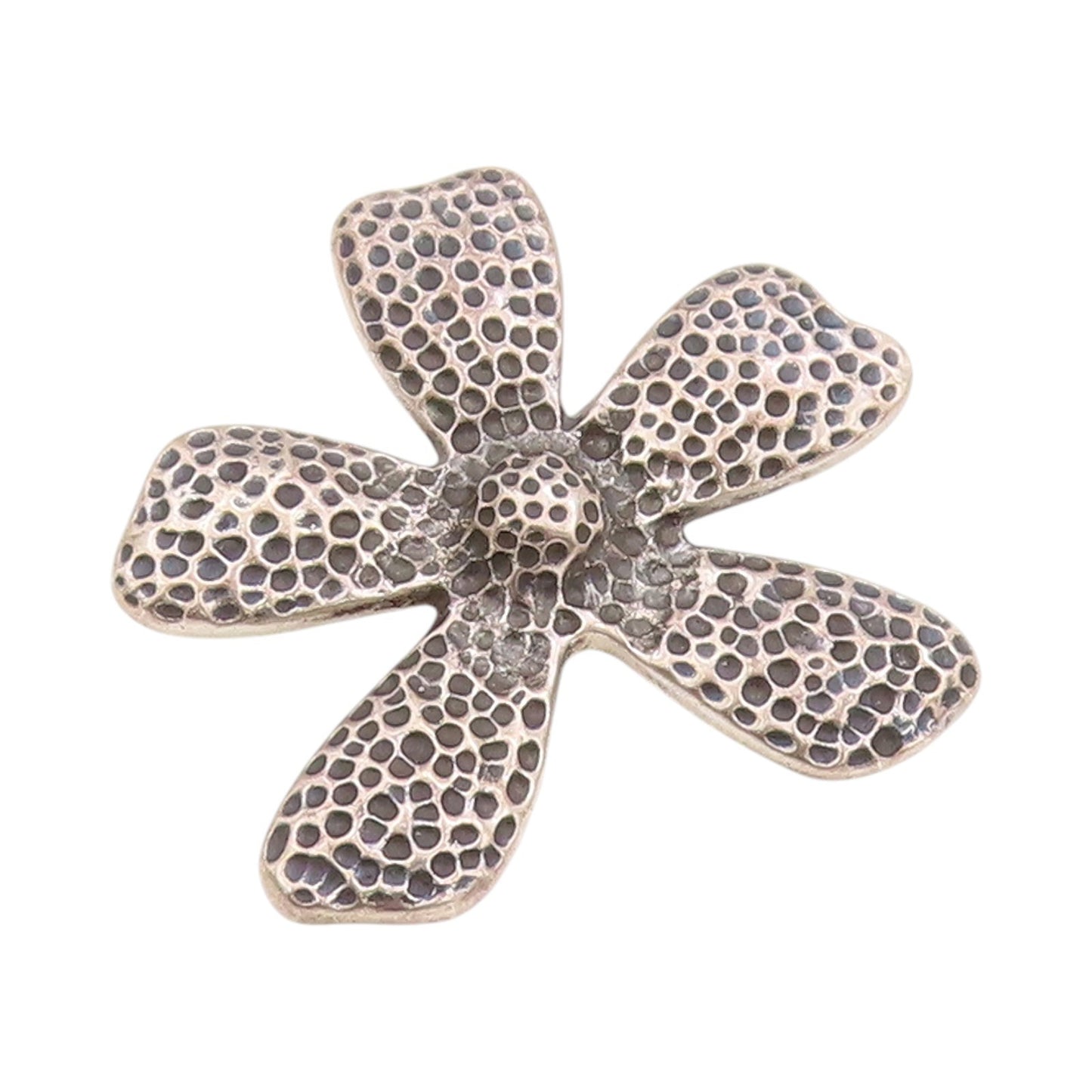 925 Sterling Silver Vintage Pendant SILPADA Antique Dark Tone Flower  PT24470