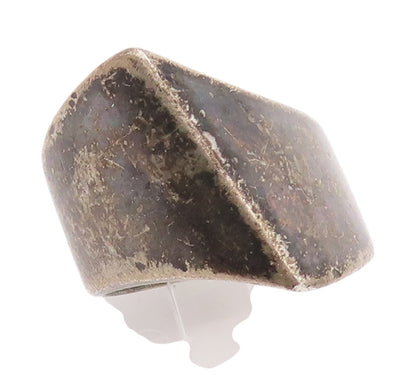 925 Sterling Silver Vintage Ring PALIN SPAIN Dark Tone Designer  SZ 6  RG32063