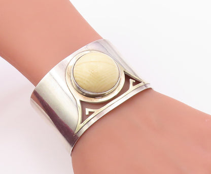 14k Gold & 925 Sterling Silver Vintage Bracelet M&J SAVITT Gemstone  BT12104