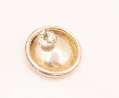 RLM STUDIO 925 Silver Vintage Reverse Dome Bowl Shaped Earrings EG12441