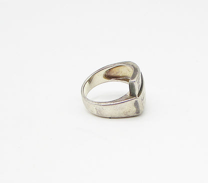 925 Sterling Silver  Vintage Wrapped Design Band Ring Sz 8  RG3110