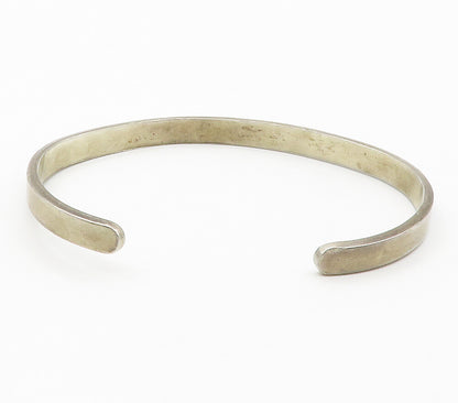 KABANA 925 Sterling Silver  Vintage Oxidized Patterned Cuff Bracelet  BT5857