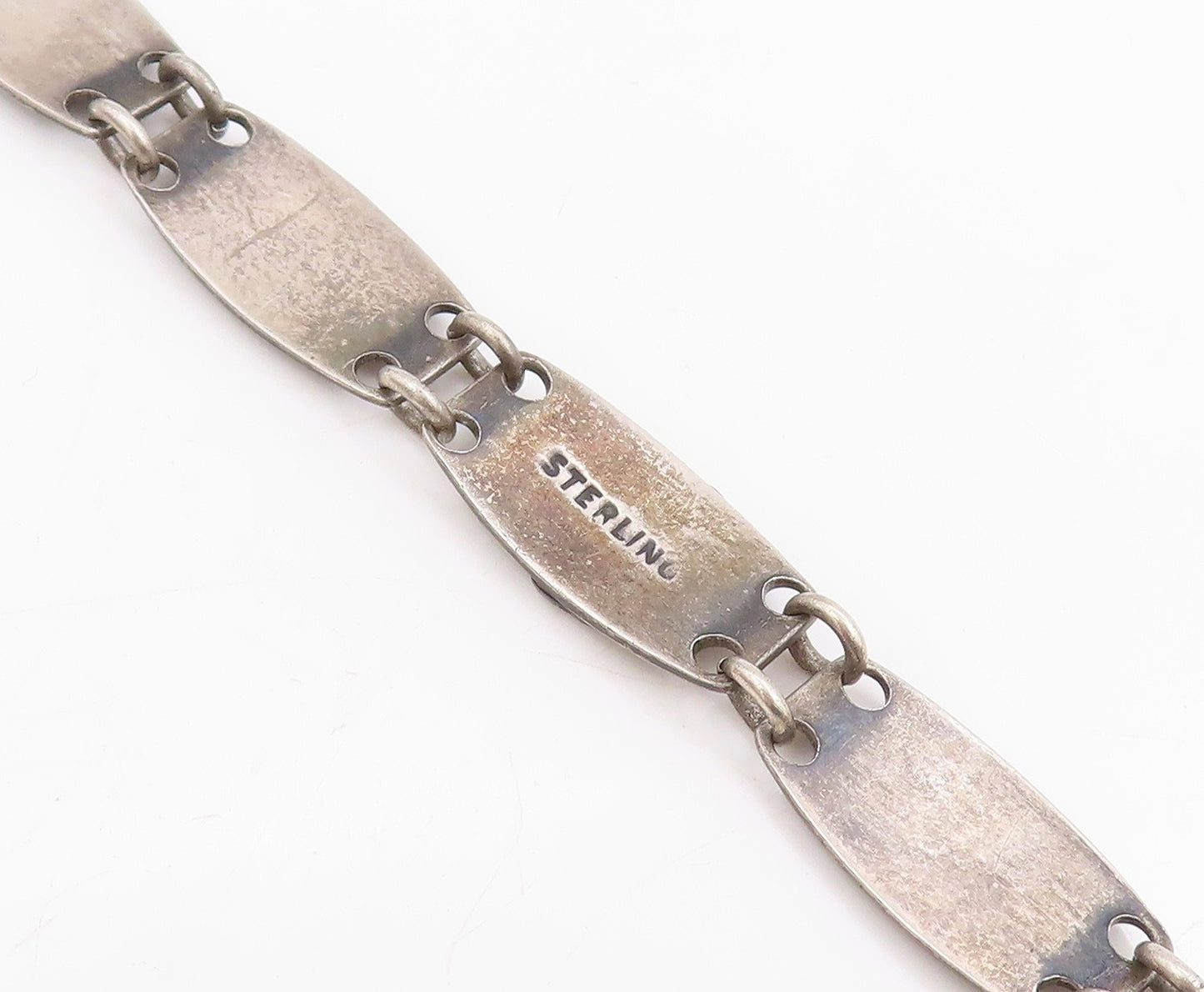 925 Sterling Silver Vintage Bracelet St. John's College Brooklyn Alumni  BT11475