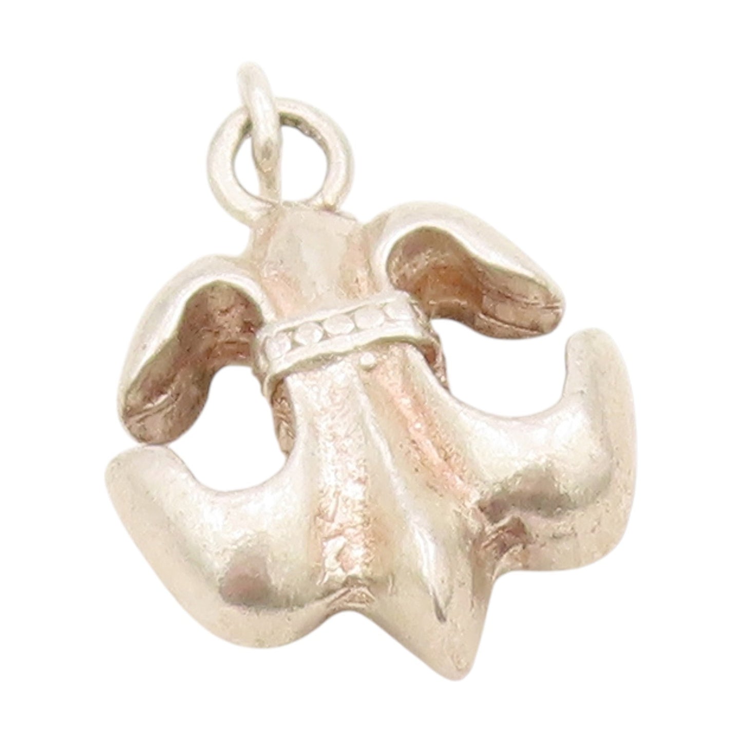 925 Sterling Silver Vintage Pendant Modernist Nautical Anchor Charm  PT25580