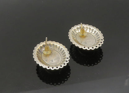 SOUTHWESTERN 925 Sterling Silver Vintage Black Onyx Drop Earrings EG10780