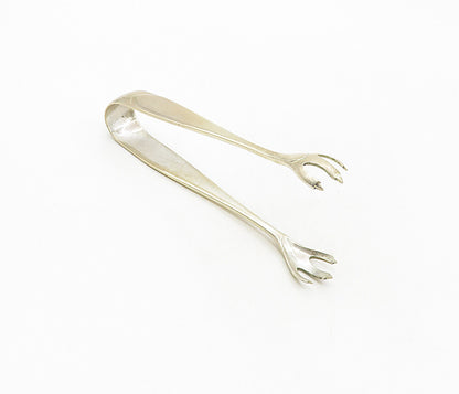 S KIRK & SON 925 Sterling Silver  Vintage Petite Three Prong Tongs  TR1472