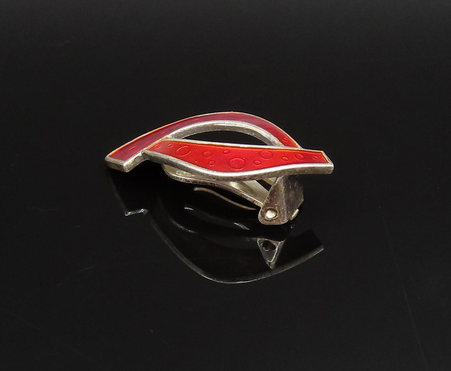 DAVID ANDERSEN NORWAY 925 Silver  Vintage Enamel Singles Lot Earrings  EG12021