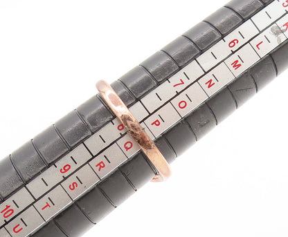 925 Silver  Vintage Swirly Carved Diamonds Quartz Leaf Ring Sz 8  RG26946