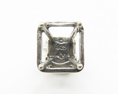 925 Sterling Silver  Vintage Shiny Petite Baby's High Chair Pendant  PT8438