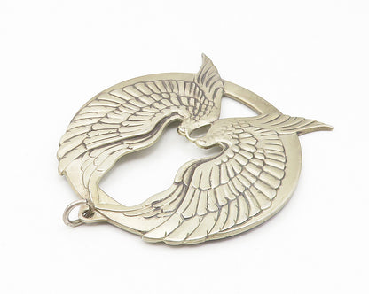WALLACE 925 Sterling Silver  Vintage Peace On Earth 1973 Doves Pendant  PT8872