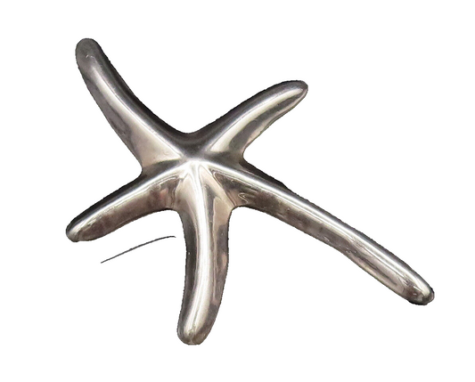 MEXICO 925 Sterling Silver  Vintage Minimalist Starfish Brooch Pin  BP9994