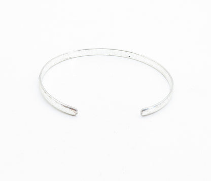 925 Sterling Silver  Vintage Stamped Daughter Quote Cuff Bracelet  BT2840