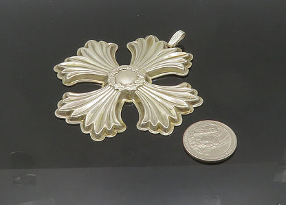 REED & BARTON 925 Sterling Silver  Vintage Christmas Cross Pendant  PT17047
