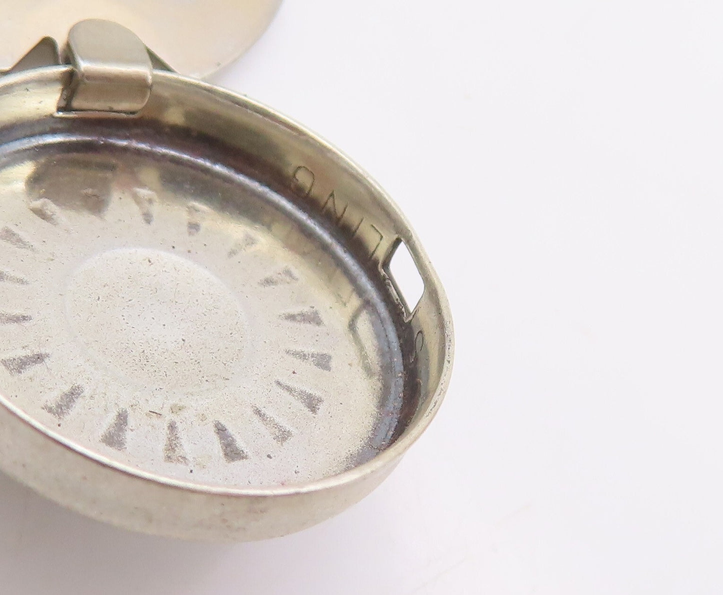 925 Sterling Silver Vintage Button Covers NAVAJO Gemstone Flowers  TR3794