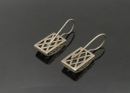 SILPADA 925 Sterling Silver  Vintage Dark Tone Swirl Drop Earrings  EG10730
