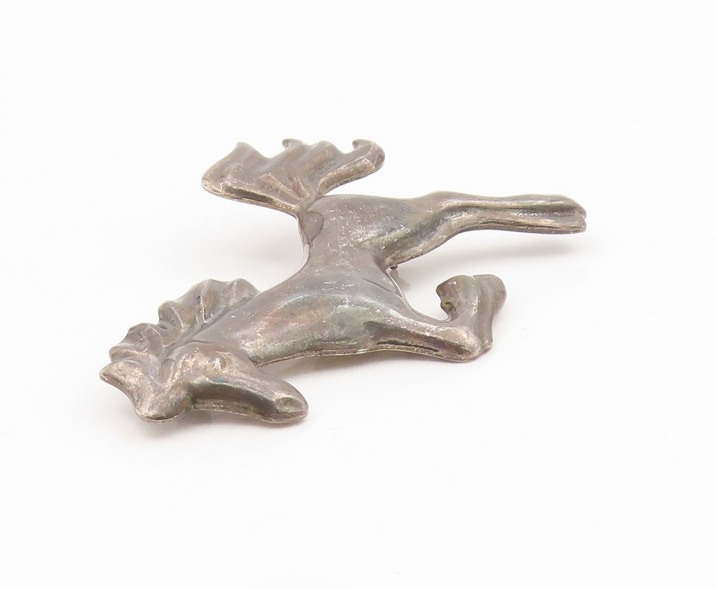 925 Sterling Silver Vintage Brooch KABANA Running Horse Figurine Pin  BP12127