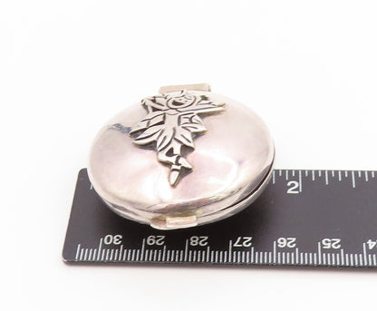 925 Sterling Silver Vintage Pill Box EMILIA CASTILLO Fairy Trinket OPENS  TR4106