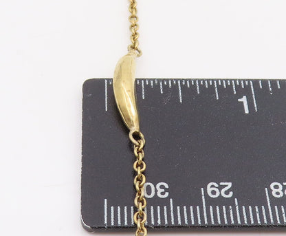 925 Sterling Silver Vintage Necklace Gold Plated Disc Medallion Chain  NE4693